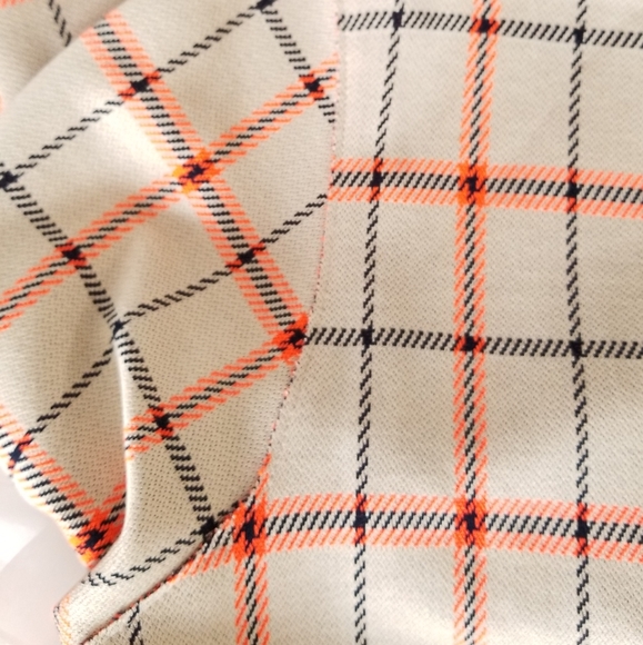 Harris Wharf London Plaid Midi Dress Size IT 46 Beige Cream - Picture 6 of 11